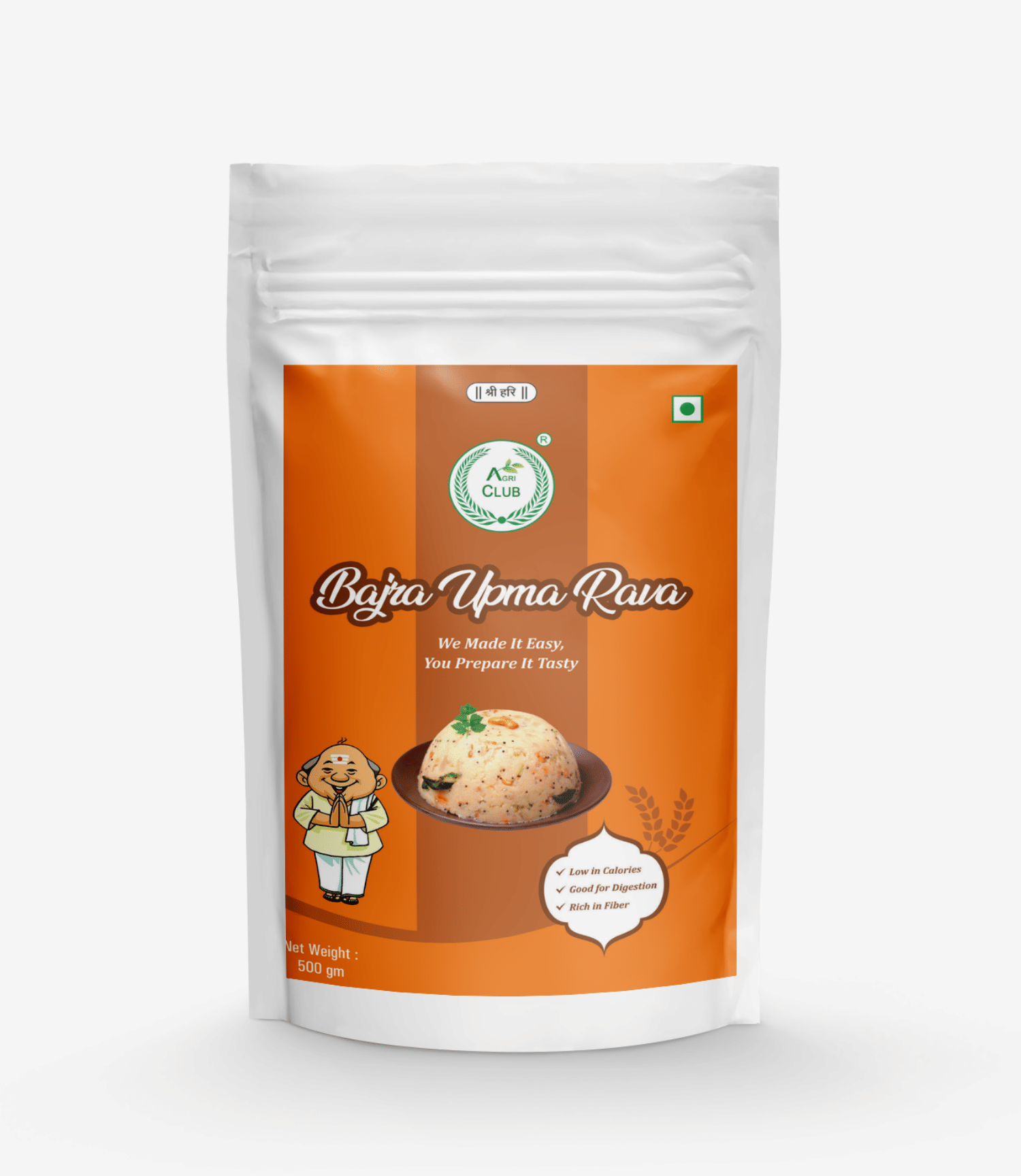     			AGRI CLUB Bajra Upma Rava 400 gm