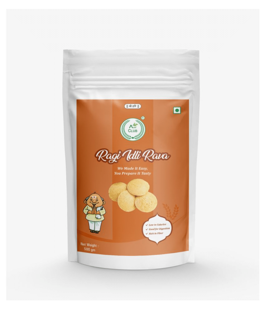 AGRI CLUB Ragi Idli Rava 400 gm AGRI CLUB Ragi Idli Rava 400 gm