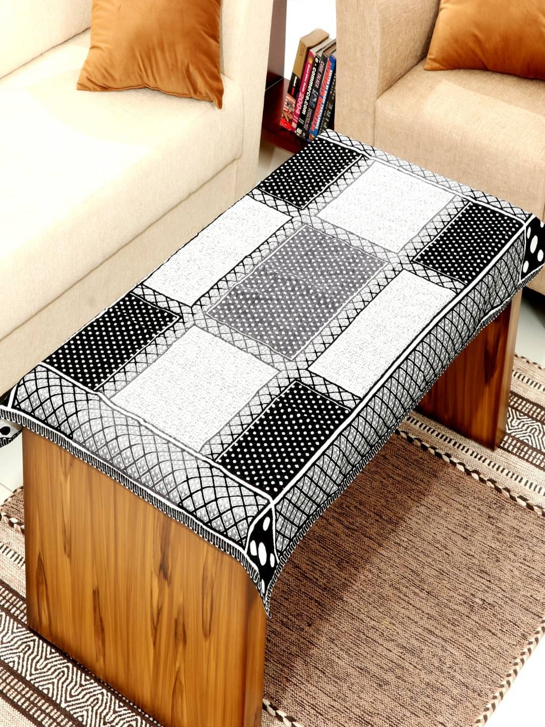     			BELLA TRUE 4 Seater Chenille Single Table Covers