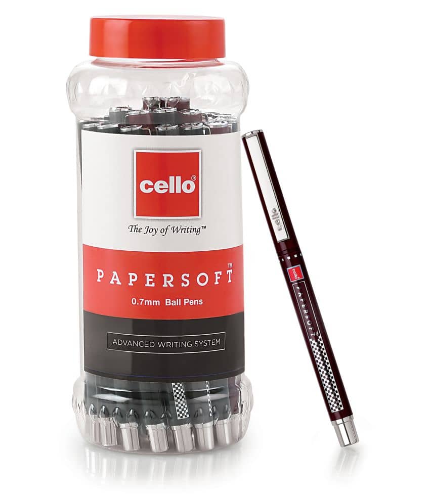 Rollerball Cello Cr 20 Refill Cello Papersoft Ball Pens (Pack Of