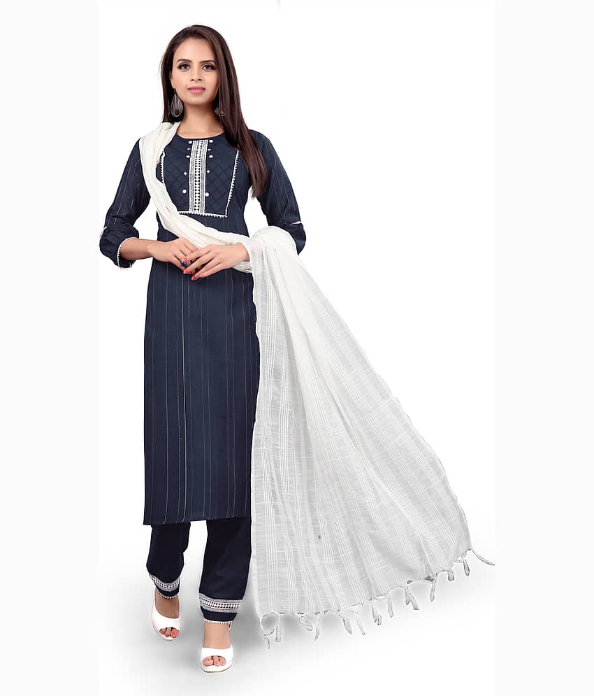 Madhuram - Black Cotton Women's Straight Kurti - Kurtis, Tunics | Buy online on ZillyBuy