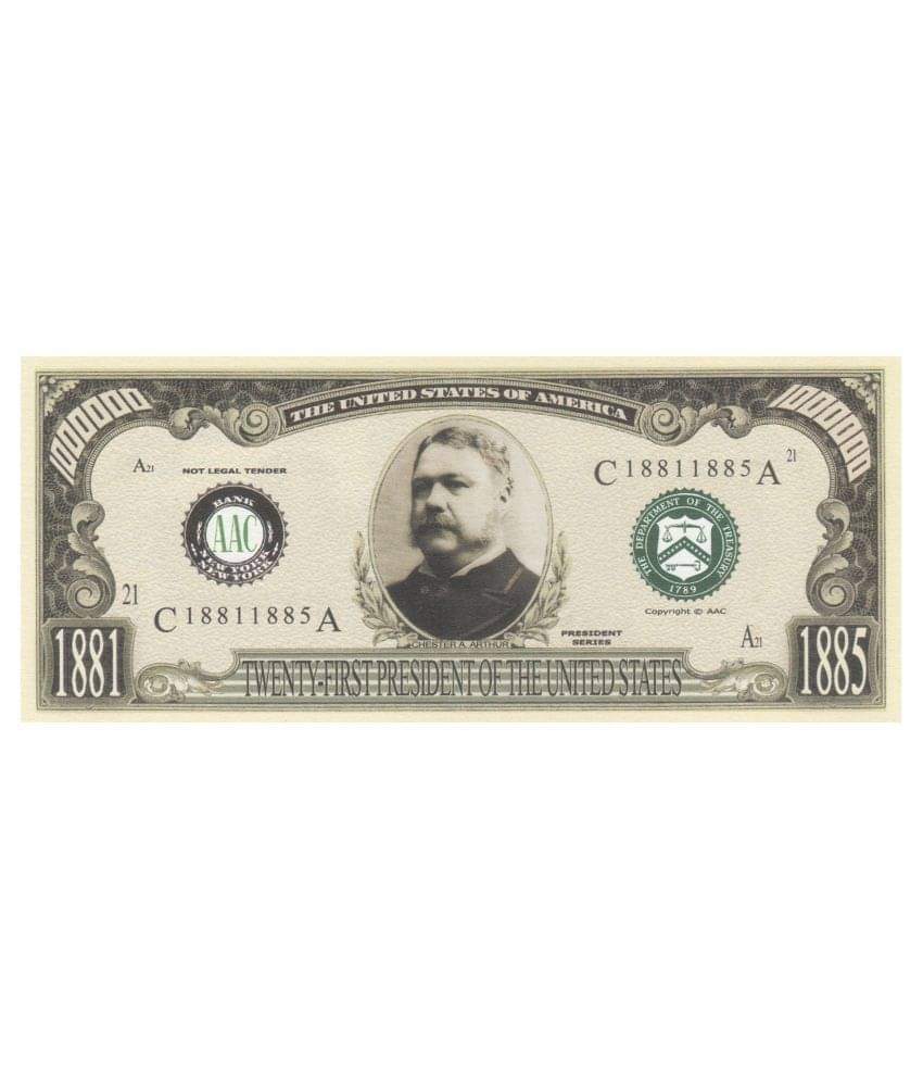     			NUMISMATTECLY RARE AND COLLECTIBLE. UNITED STATE OF AMERICA PRESIDENT SERIES,ONE MILLION -[1000000] .JAMES A GARFIELD, 21ST PRESIDENT OF THE UNITED STATES OF  AMERICA, YEAR-1881-1885. IN GOD WE TRUST  ,IN GEM UNC CONDITION ,HIGHLY COLLECTIBLE HIGH GRADE ,