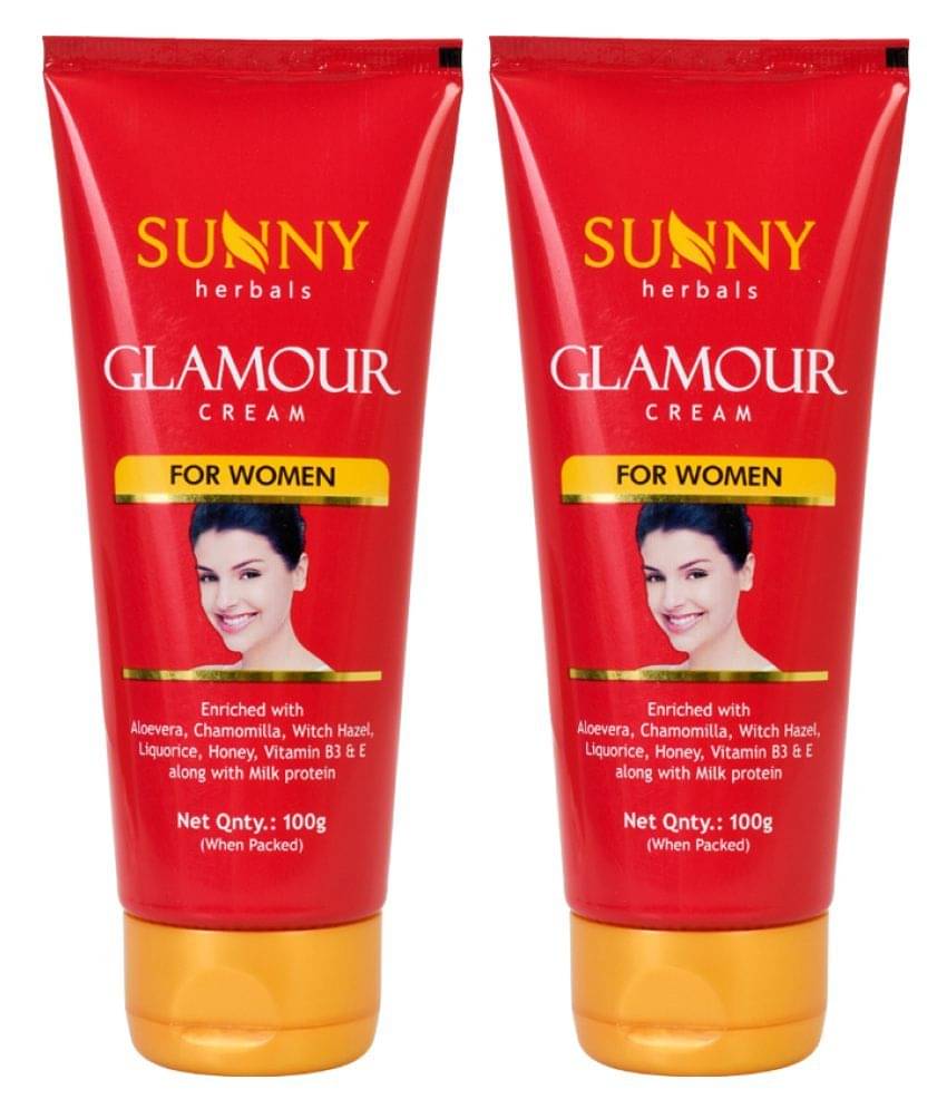     			SUNNY HERBALS Glamour Cream for Women Day Cream 100 gm Pack of 2
