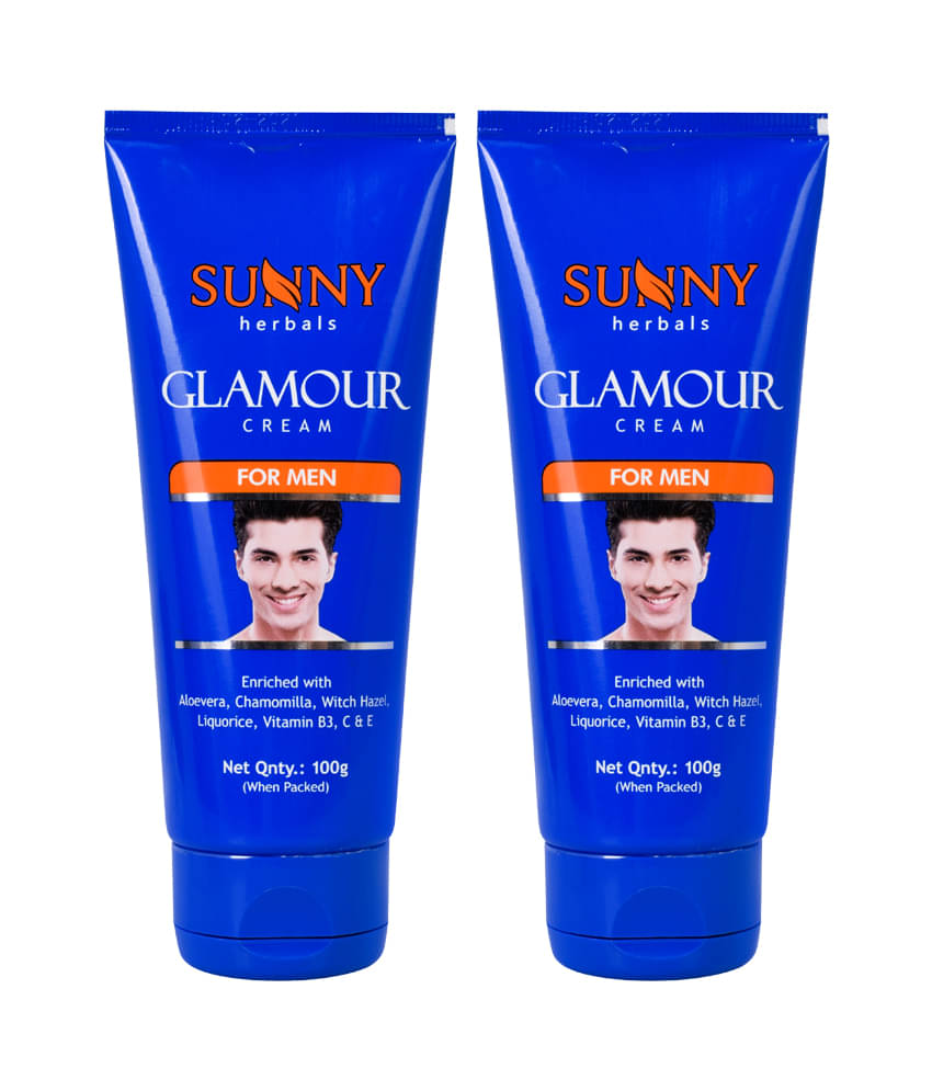     			SUNNY HERBALS Glamour Cream for Men Day Cream 100 gm Pack of 2