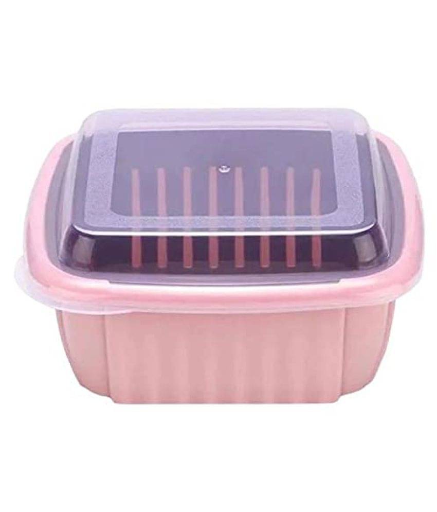     			Gambit Plastic Food Container Set of 1 450 mL