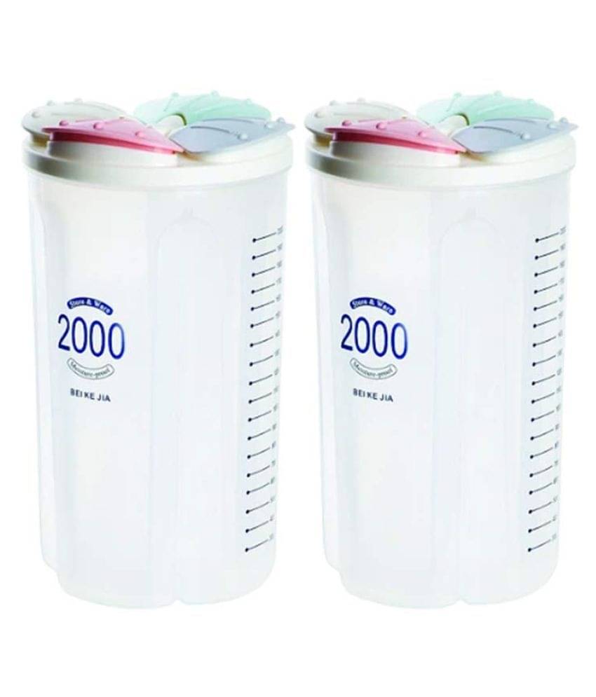     			Gambit Plastic Food Container Set of 2 2000 mL