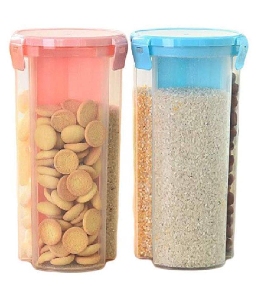     			Gambit Plastic Food Container Set of 2 1500 mL