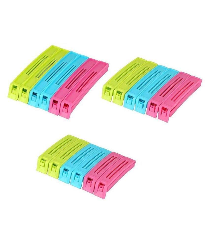     			Gambit Plastic Sealing Bag Clips (Multicolour) - Pack of 18