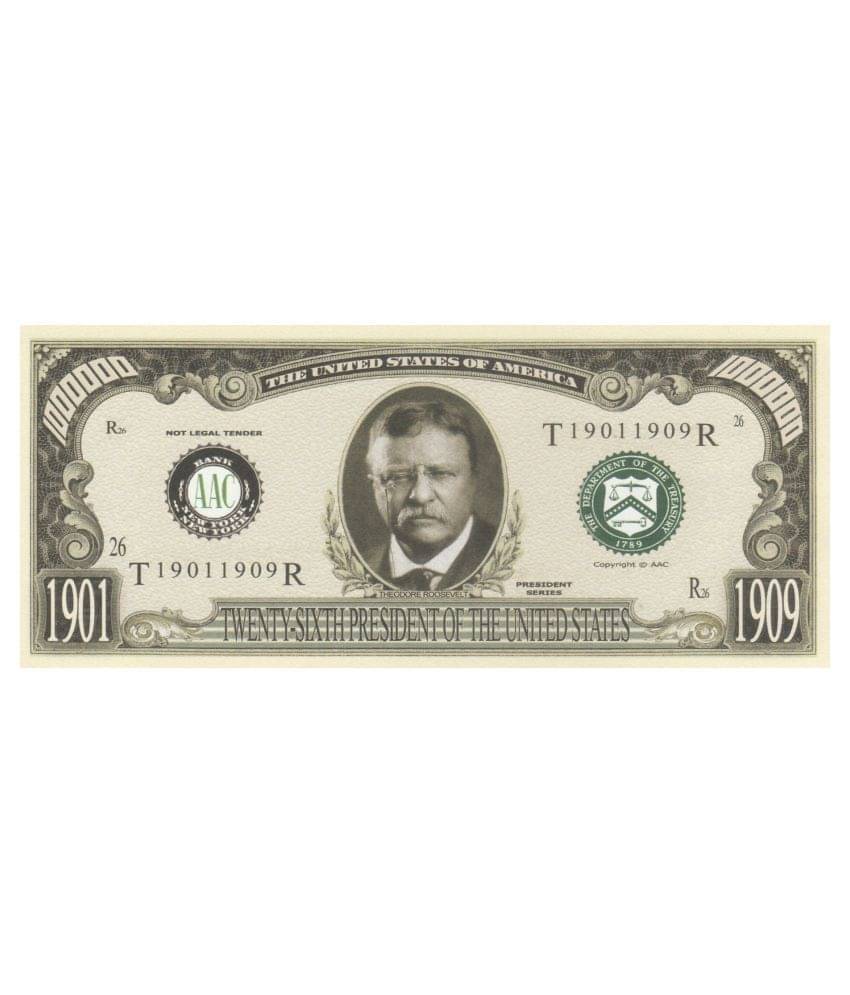     			NUMISMATTECLY RARE AND COLLECTIBLE. UNITED STATE OF AMERICA,PRESIDENT SERIES-ONE MILLION -[1000000] -WILLIAM MCKINLEY,26TH -PRESIDENT OF AMERICA .YEAR-1901-1909,IN GEM UNC CONDITION  ,HIGHLY COLLECTIBLE HIGH GRADE ,THIS IS NOT LEGAL TENDER.