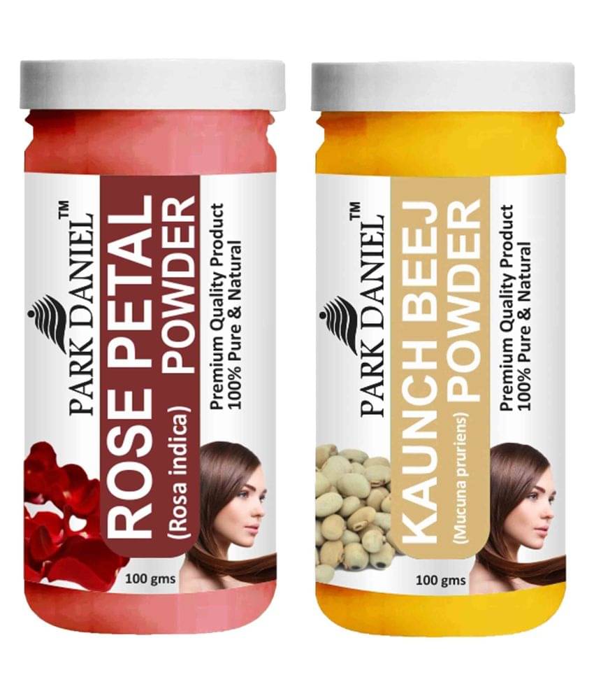     			Park Daniel   Rose Petal    & Kaunch Beej   Powder Hair Mask 200 g Pack of 2