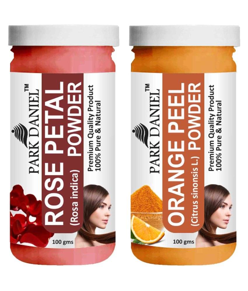     			Park Daniel   Rose Petal    & Orange Peel   Powder Hair Mask 200 g Pack of 2