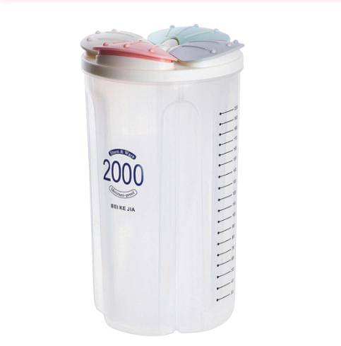     			deodap Plastic Food Container Set of 1 2000 mL