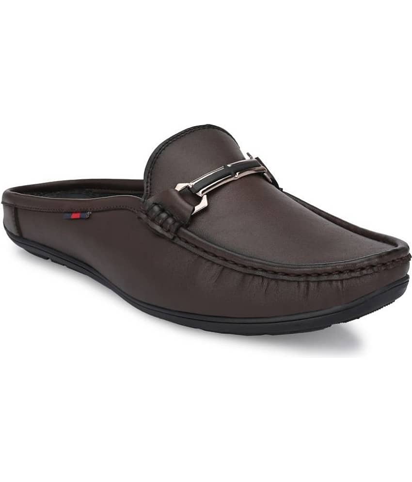 Leeport Brown Loafers - Formal Shoes | Buy online on ZillyBuy