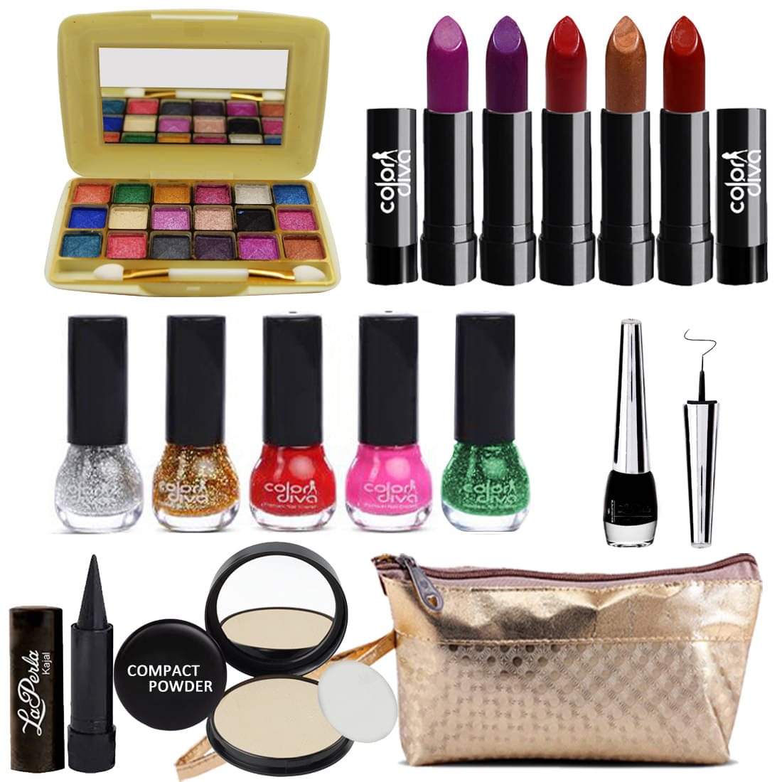     			Adbeni Exclusive Super Saving Budget Combo-90A  Pack of 16 Eye Shadow Palette 200