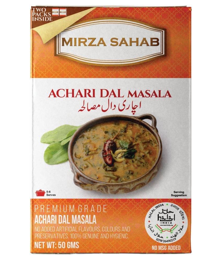Mirza Sahab Achari Dal Masala Instant Mix 50 gm Pack of 4 Mirza Sahab Achari Dal Masala Instant Mix 50 gm Pack of 4