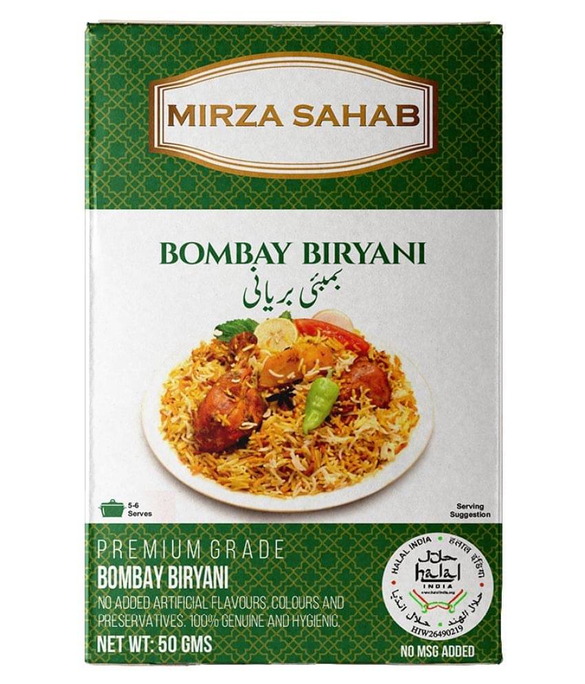Mirza Sahab Bombay Biryani Instant Mix 50 gm Pack of 4 Mirza Sahab Bombay Biryani Instant Mix 50 gm Pack of 4