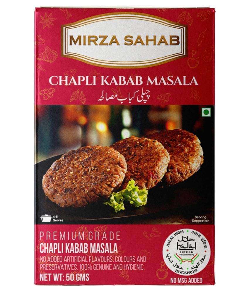Mirza Sahab Chapli Kabab Masala Instant Mix 50 gm Pack of 4 Mirza Sahab Chapli Kabab Masala Instant Mix 50 gm Pack of 4