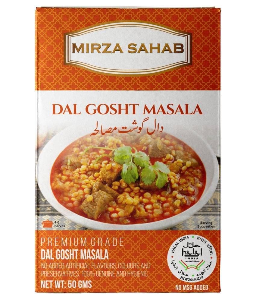 Mirza Sahab Dal Gosht Masala Instant Mix 50 gm Pack of 4 Mirza Sahab Dal Gosht Masala Instant Mix 50 gm Pack of 4