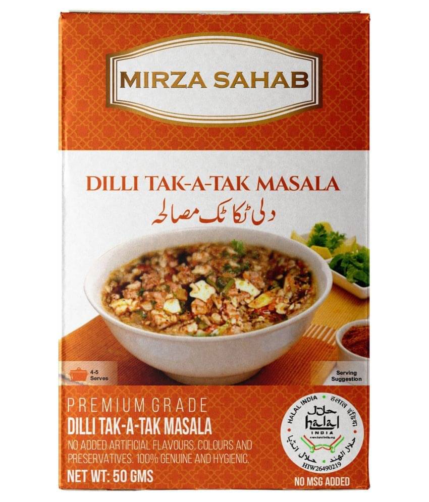 Mirza Sahab Dilli Tak-a-Tak Masala Instant Mix 50 gm Pack of 4 Mirza Sahab Dilli Tak-a-Tak Masala Instant Mix 50 gm Pack of 4