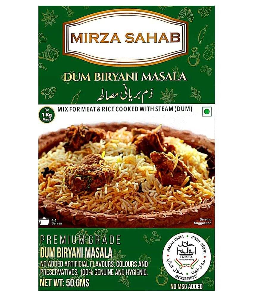     			Mirza Sahab Dum Biryani Masala Instant Mix 50 gm Pack of 4