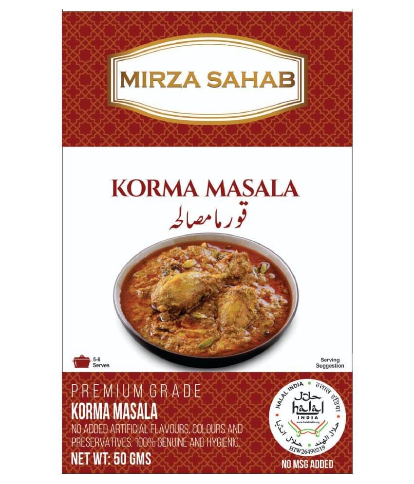 Mirza Sahab Korma Masala Instant Mix 50 gm Pack of 4 Mirza Sahab Korma Masala Instant Mix 50 gm Pack of 4