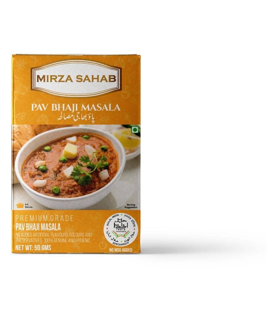 Mirza Sahab Pav Bhaji Masala Instant Mix 50 gm Pack of 4 Mirza Sahab Pav Bhaji Masala Instant Mix 50 gm Pack of 4