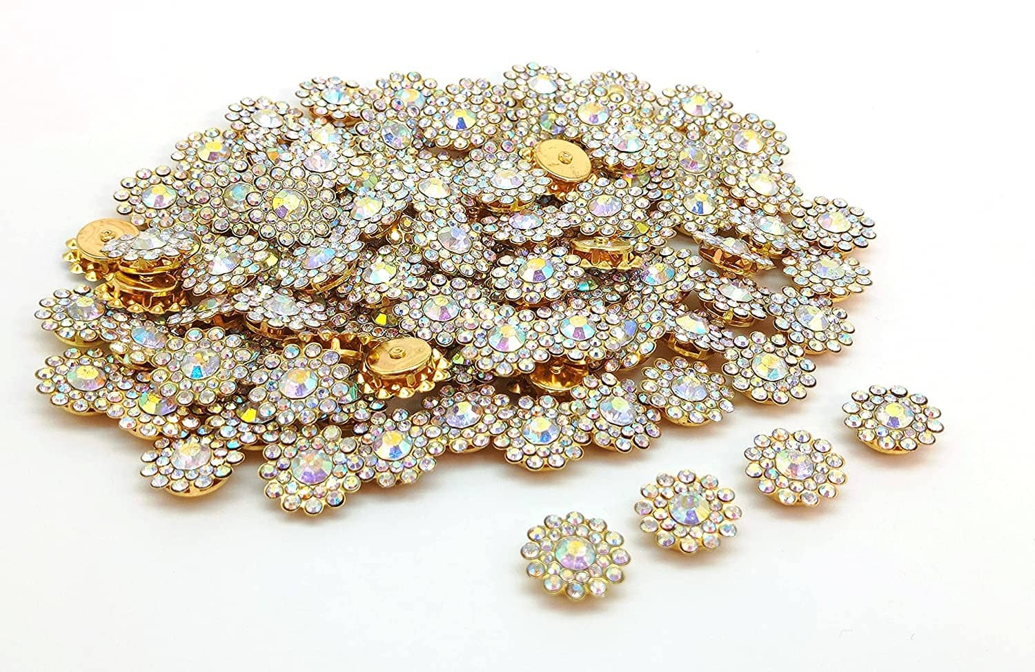 PRANSUNITA Other Zarkan Flower Shape Claw Cup Sew on Rhinestone Crystal Beads ( Pack of 1 ) - Stationery | Buy online on ZillyBuy
