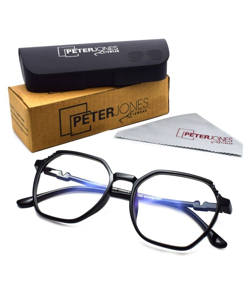 Women's Blue Cut & Anti-glare Computer Glasses | For Computer Mobile TV | Eye Protection | Zero Power | Brand - Peter Jones Women's Blue Cut & Anti-glare Computer Glasses | For Computer Mobile TV | Eye Protection | Zero Power | Brand - Peter Jones