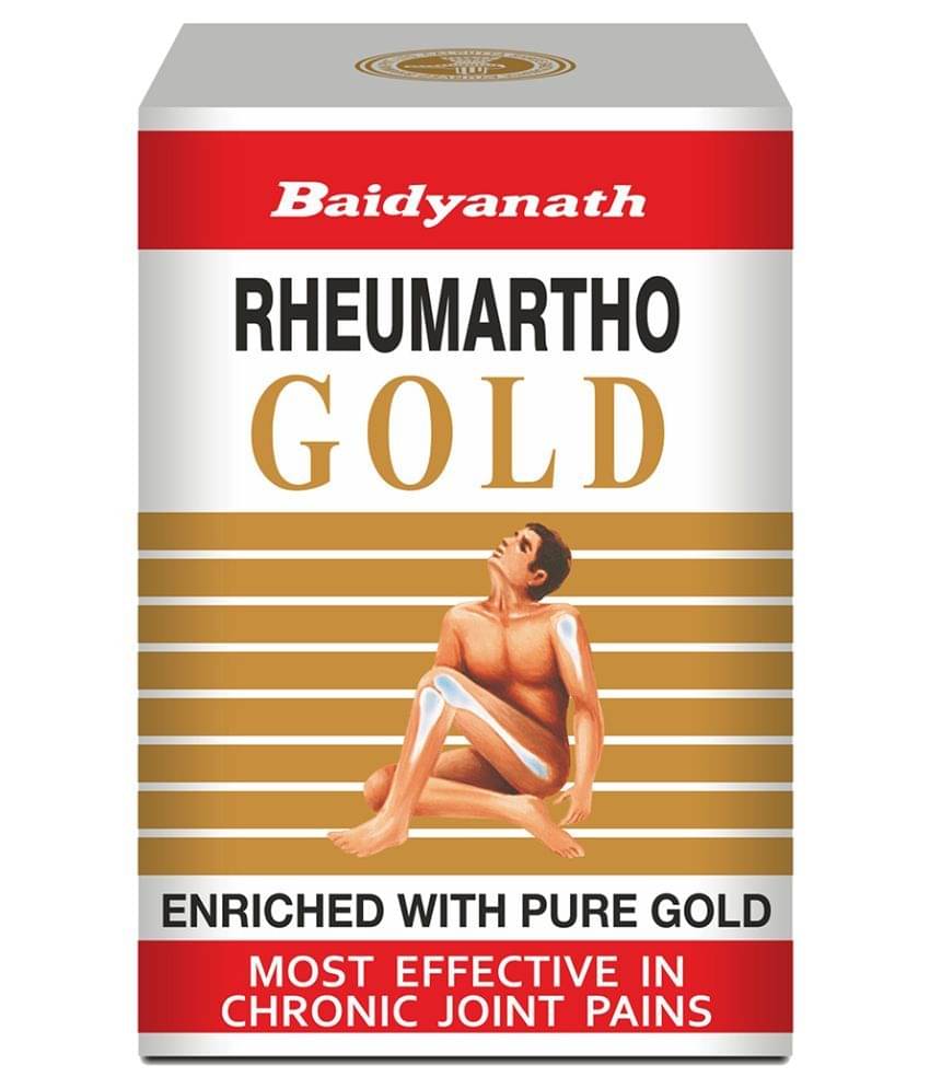 Baidyanath Rheumartho Gold Tablets Effective in Long-lasting relief for Joint and Muscle Pains 30No.s (Pack of 1) Baidyanath Rheumartho Gold Tablets Effective in Long-lasting relief for Joint and Muscle Pains 30No.s (Pack of 1)