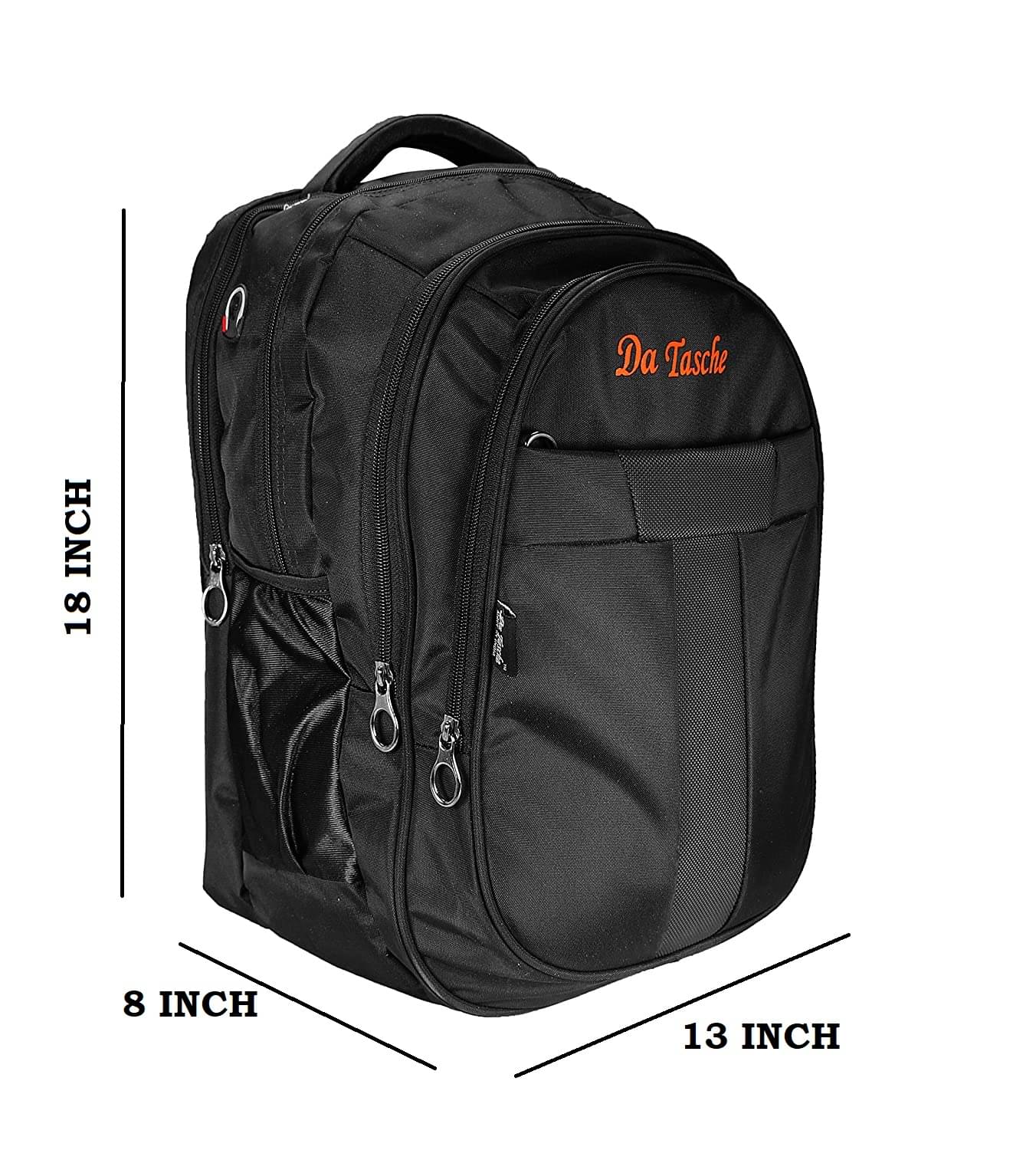     			Da Tasche Black Polyester College Bag