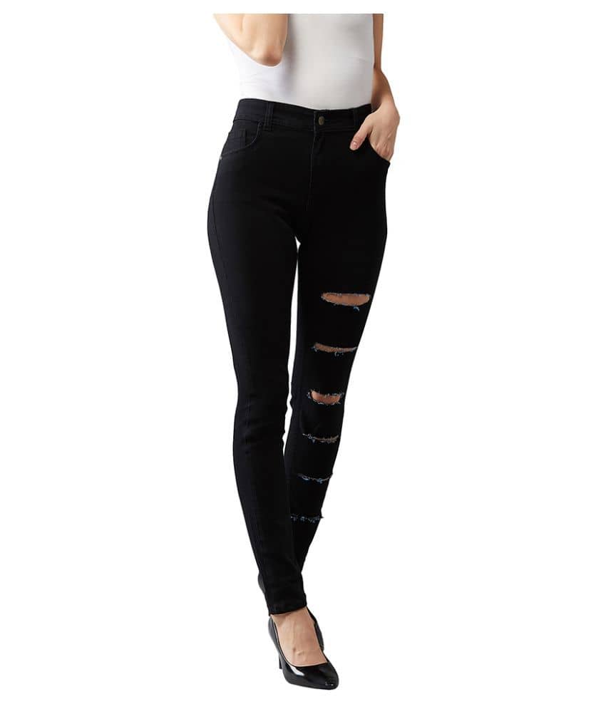 Dolce Crudo Denim Jeans - Black Single - Jeans | Buy online on ZillyBuy