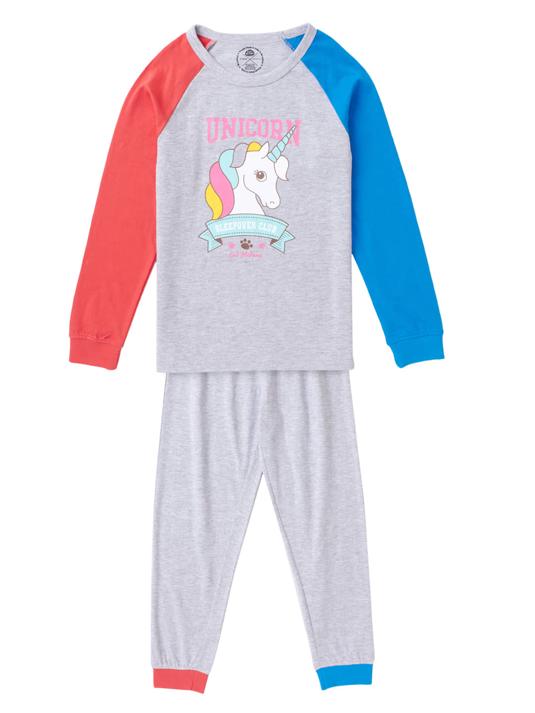 Cub Mcpaws Pack of 1 Girls Cotton Blend Nightsuit Set ( Grey ) - Nightwear & Loungewear | Buy online on ZillyBuy