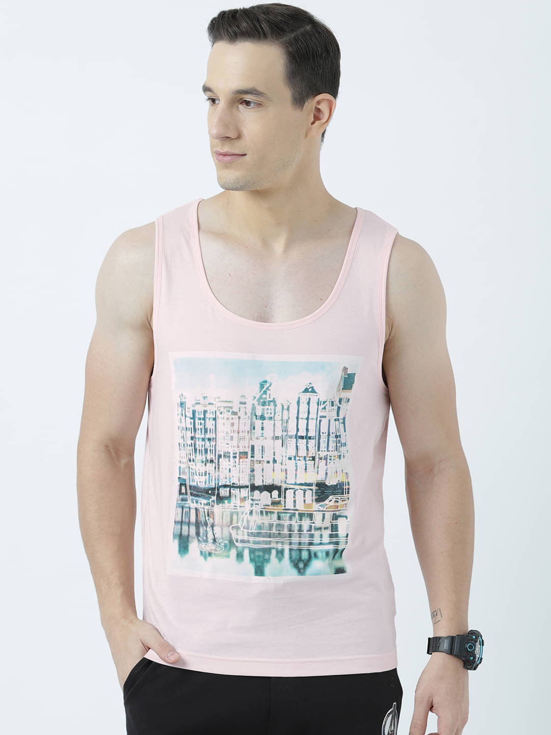 Huetrap Pack of 1 Cotton Regular Fit Men's T-Shirt ( Pink ) Huetrap Pack of 1 Cotton Regular Fit Men's T-Shirt ( Pink )
