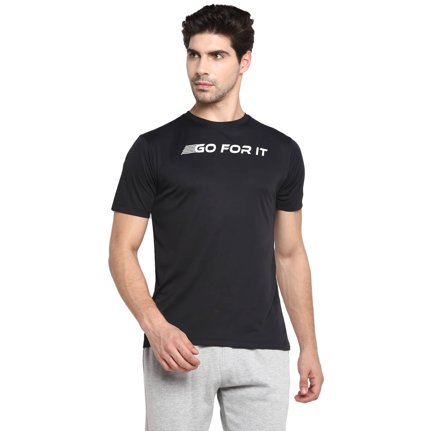 OFF LIMITS - Black Polyester Regular Fit Men's Sports T-Shirt ( Pack of 1 ) OFF LIMITS - Black Polyester Regular Fit Men's Sports T-Shirt ( Pack of 1 )