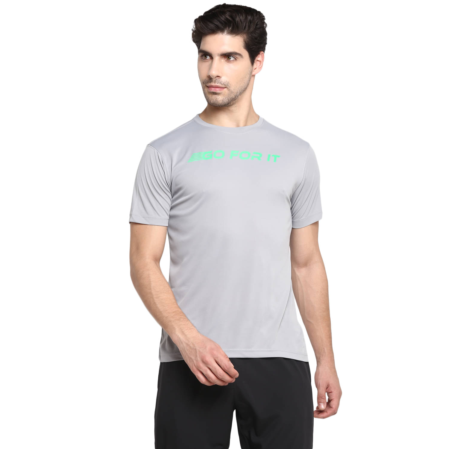 OFF LIMITS Grey Polyester T-Shirt OFF LIMITS Grey Polyester T-Shirt