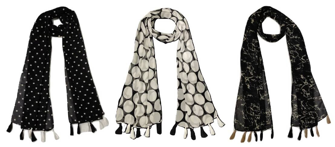 stolevilla Multi Printed Poly Cotton Yarn Stoles - Dupattas & Shawls | Buy online on ZillyBuy