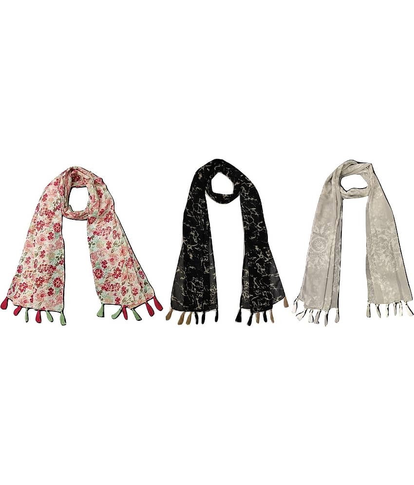 stolevilla Multi Printed Poly Cotton Yarn Stoles - Dupattas & Shawls | Buy online on ZillyBuy