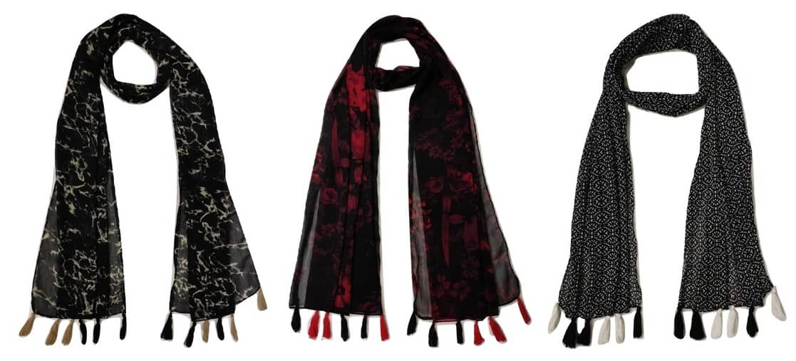 stolevilla Multi Printed Poly Cotton Yarn Stoles - Dupattas & Shawls | Buy online on ZillyBuy