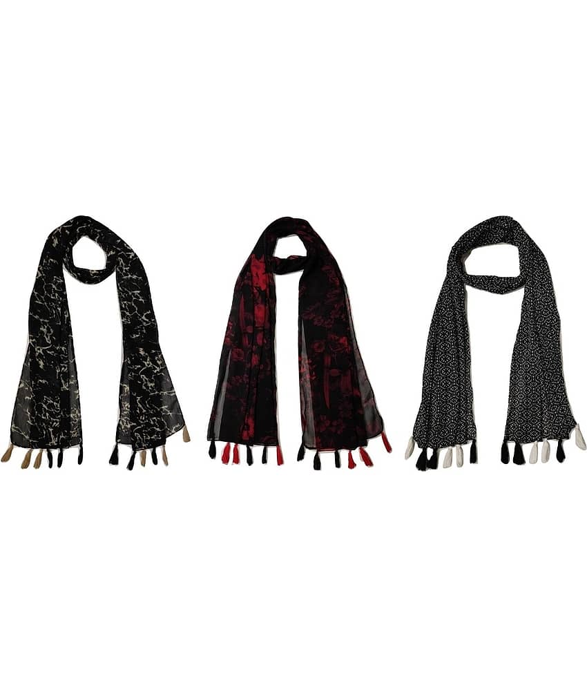 stolevilla Multi Printed Poly Cotton Yarn Stoles - Dupattas & Shawls | Buy online on ZillyBuy