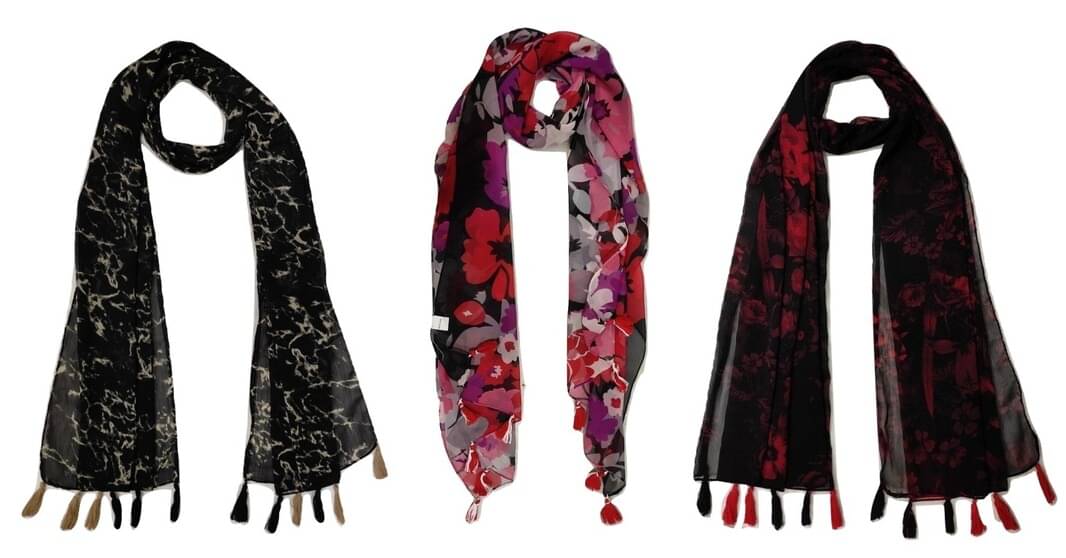     			stolevilla Multi Printed Poly Cotton Yarn Stoles