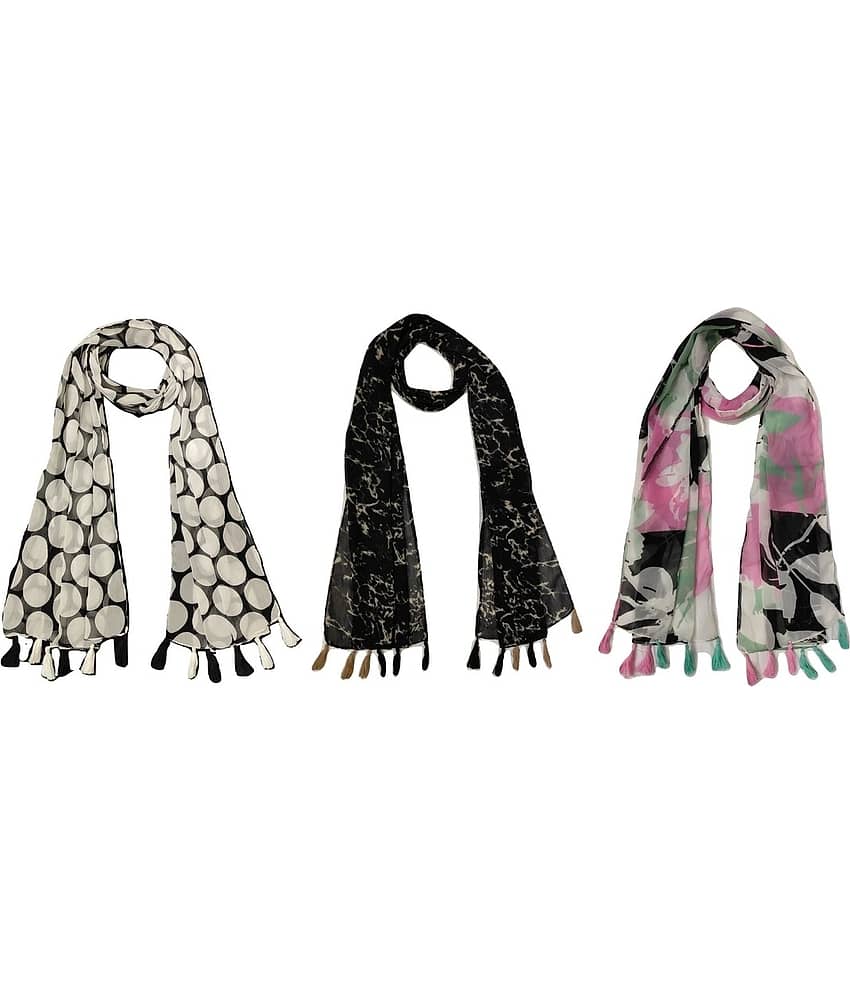 stolevilla Multi Printed Poly Cotton Yarn Stoles - Dupattas & Shawls | Buy online on ZillyBuy