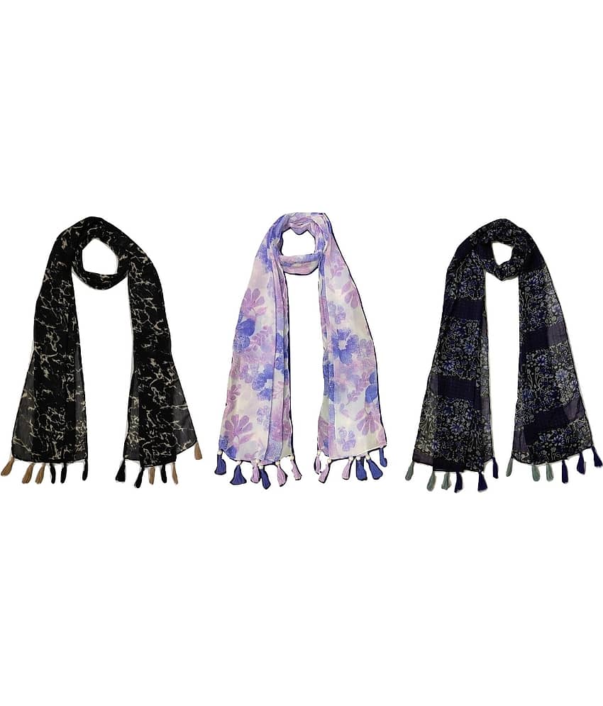 stolevilla Multi Printed Poly Cotton Yarn Stoles - Dupattas & Shawls | Buy online on ZillyBuy