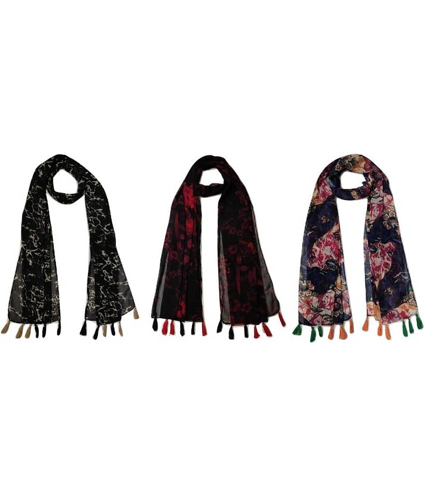 stolevilla Multi Printed Poly Cotton Yarn Stoles - Dupattas & Shawls | Buy online on ZillyBuy
