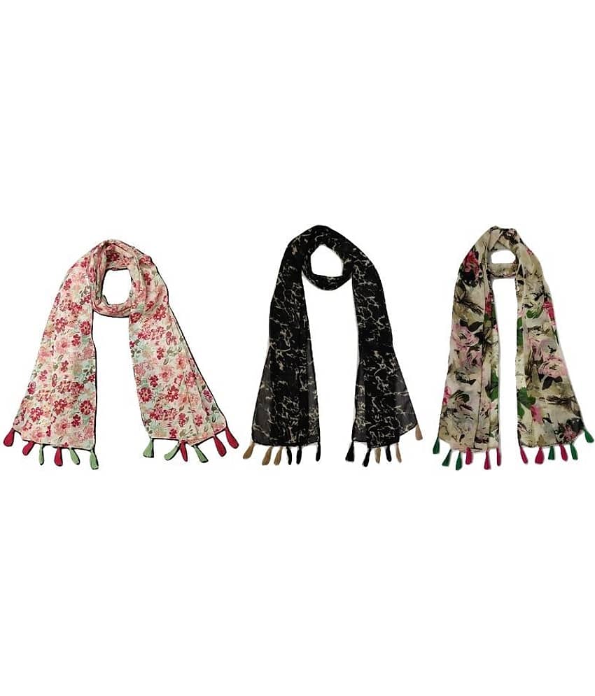 stolevilla Multi Printed Poly Cotton Yarn Stoles - Dupattas & Shawls | Buy online on ZillyBuy