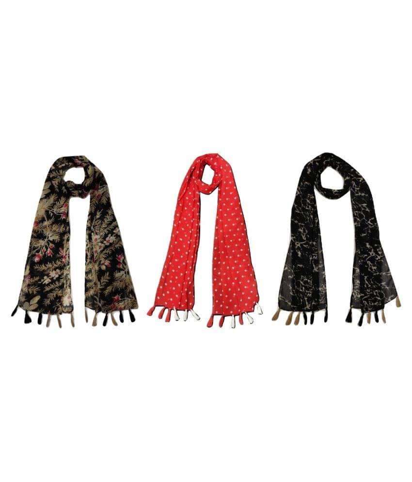     			stolevilla Multi Printed Poly Cotton Yarn Stoles