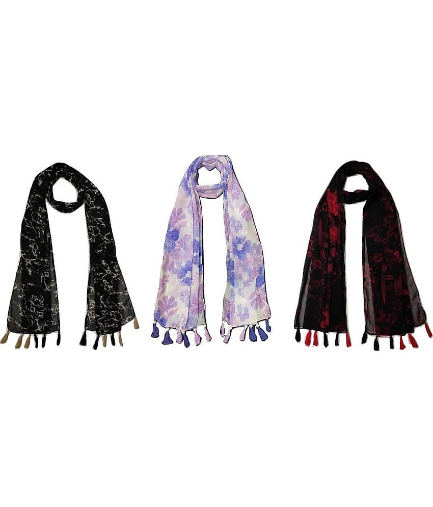 stolevilla Multi Printed Poly Cotton Yarn Stoles - Dupattas & Shawls | Buy online on ZillyBuy
