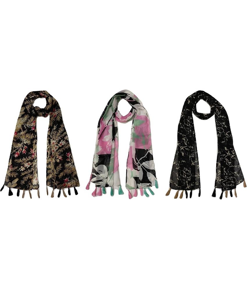 stolevilla Multi Printed Poly Cotton Yarn Stoles - Dupattas & Shawls | Buy online on ZillyBuy