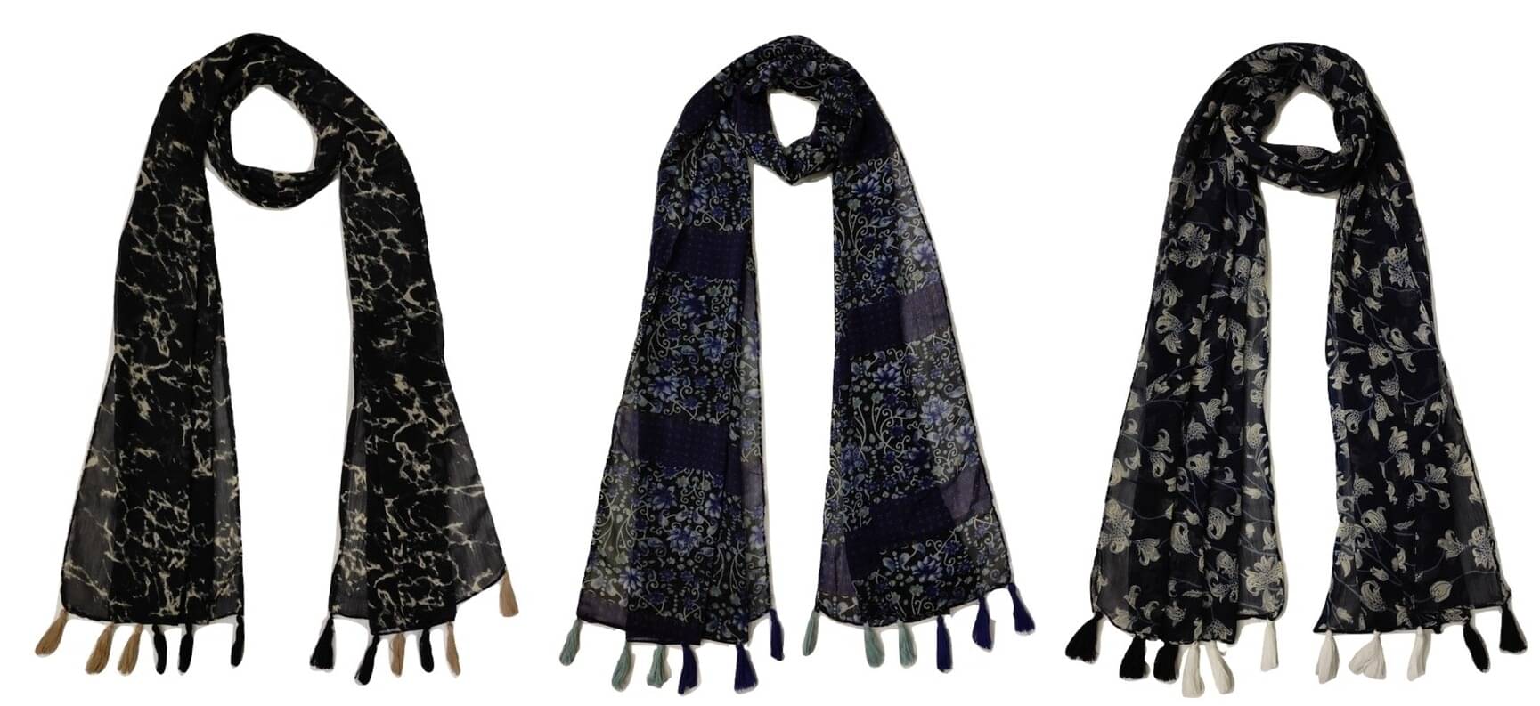 stolevilla Multi Printed Poly Cotton Yarn Stoles stolevilla Multi Printed Poly Cotton Yarn Stoles