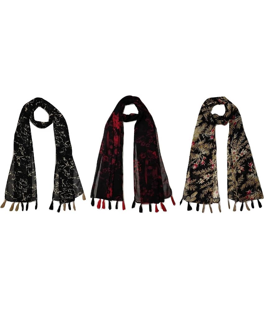 stolevilla Multi Printed Poly Cotton Yarn Stoles - Dupattas & Shawls | Buy online on ZillyBuy
