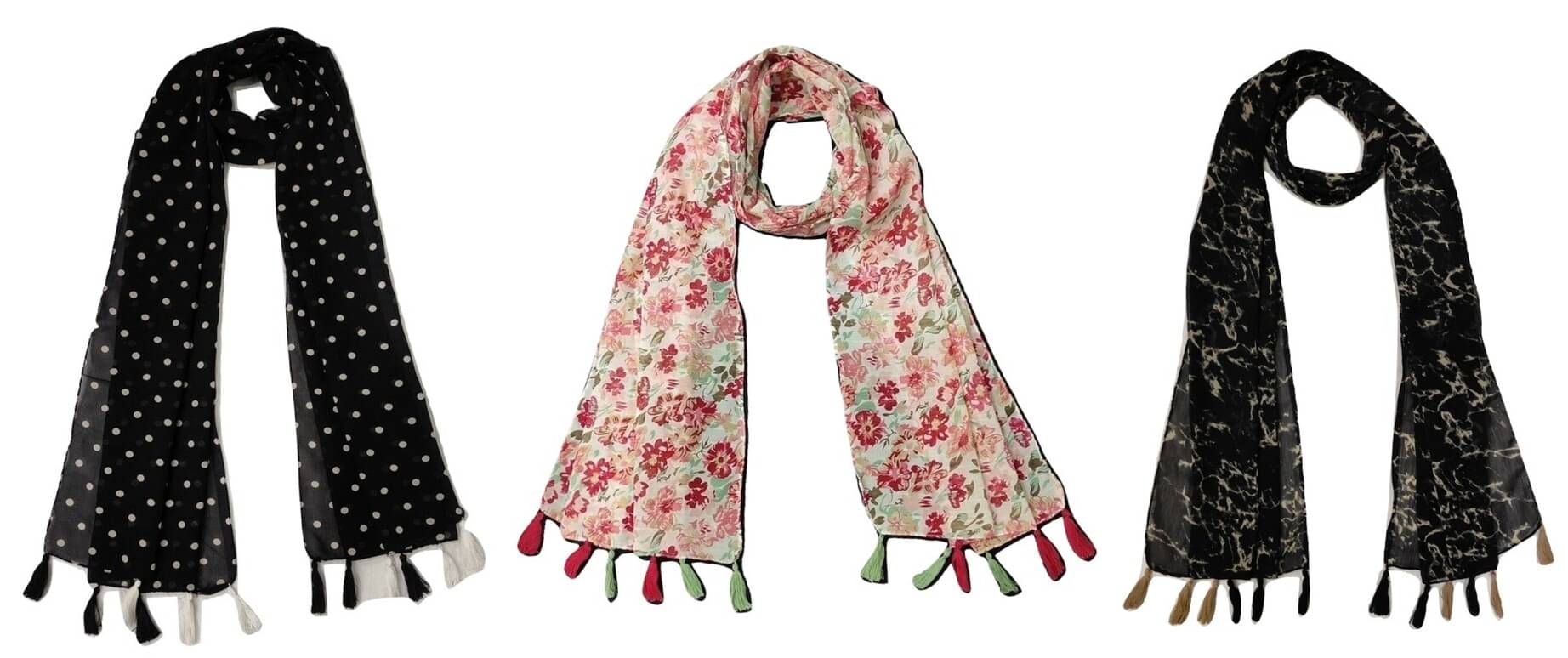     			stolevilla Multi Printed Poly Cotton Yarn Stoles